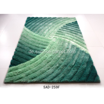 Polyester Silk 3D Shaggy mit Design